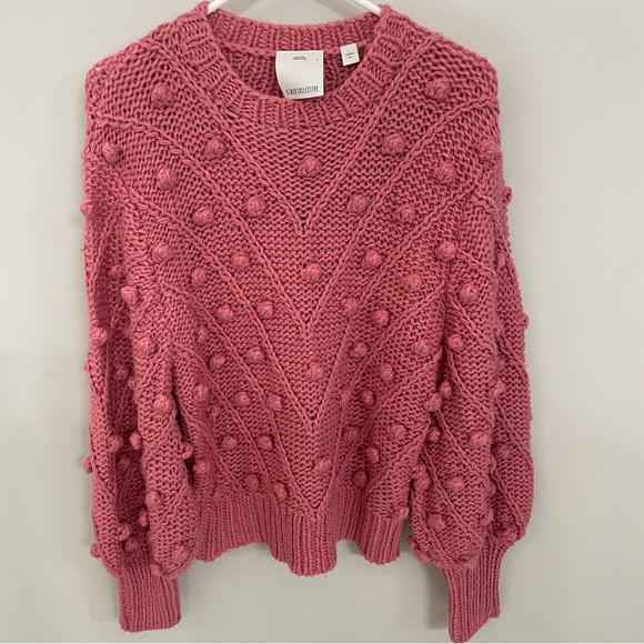 Tuckernuck Pink Textured Sweater - Picture 2 of 9
